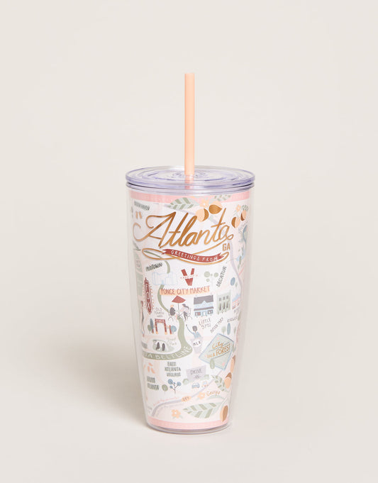  Clear Drink Tumbler 24 Oz. Atlanta