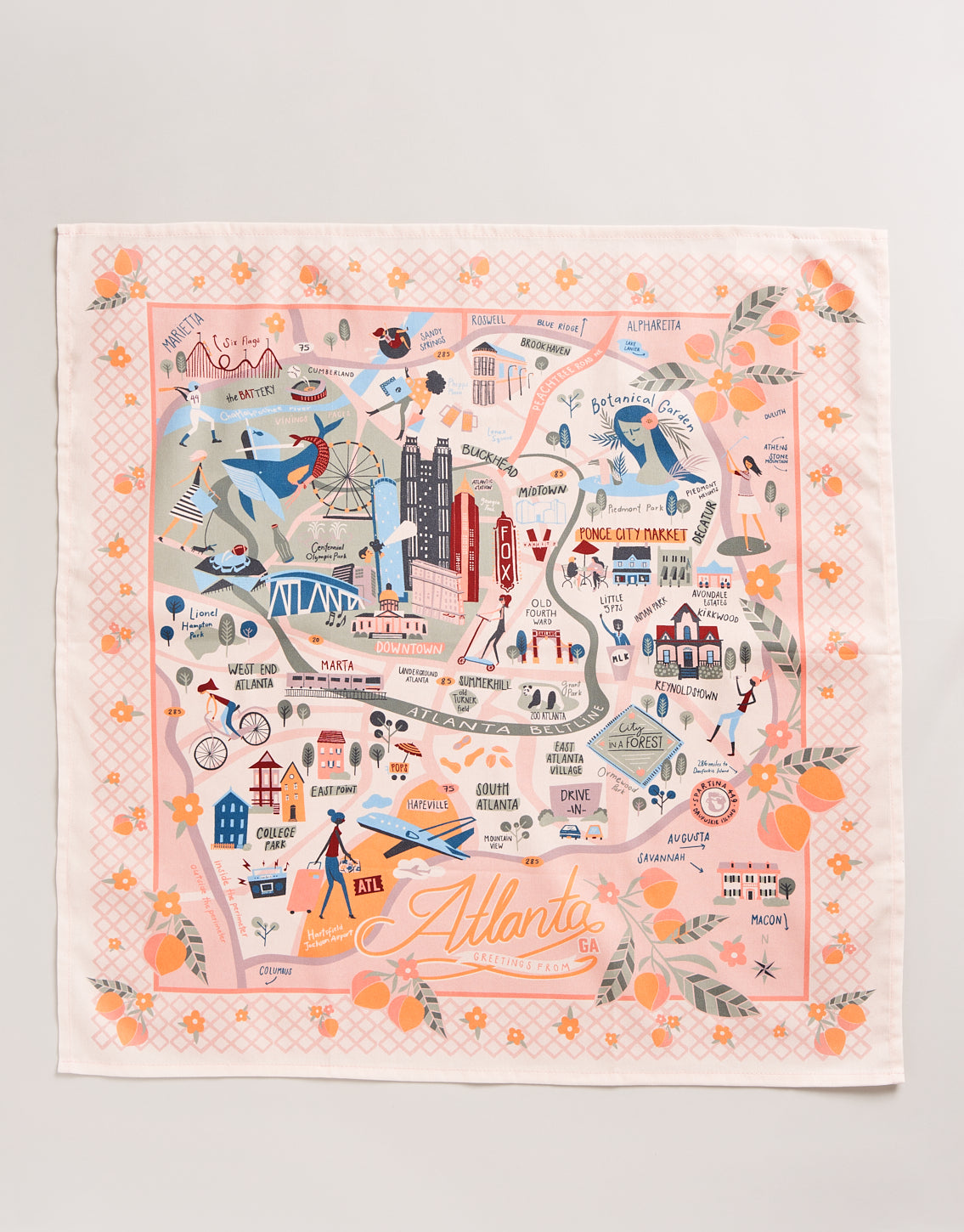  Atlanta Dish Towel