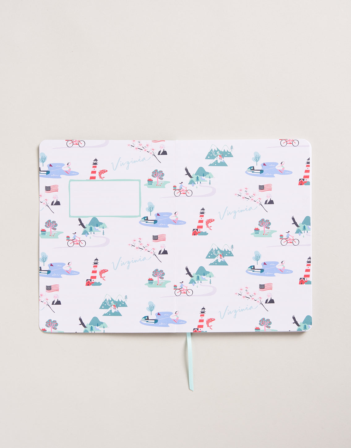  Virginia Ruled Notebook 5x7