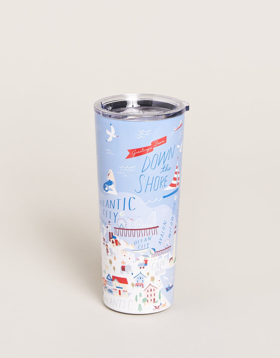  Stainless Steel Drink Tumbler 22 Oz. Down The Shore