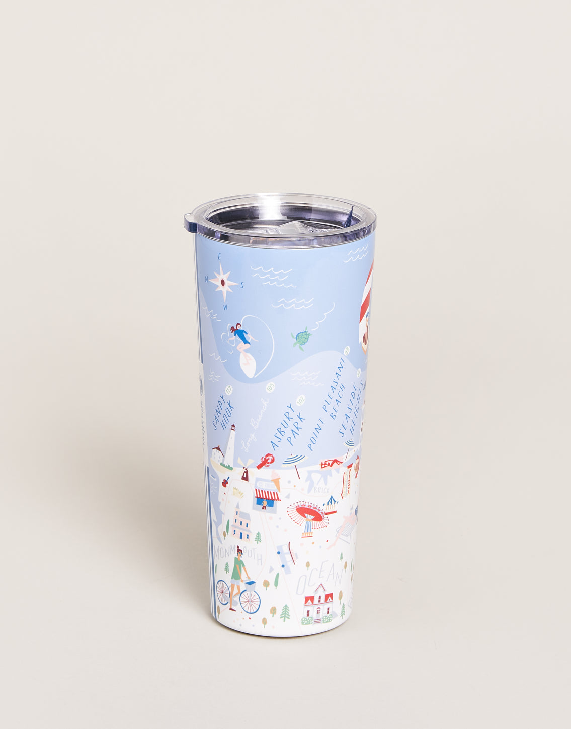  Stainless Steel Drink Tumbler 22 Oz. Down The Shore