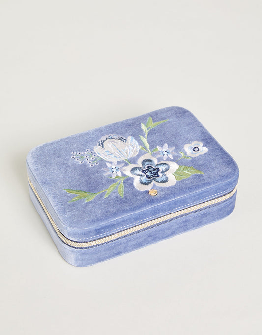  Embroidered XL Jewelry Travel Case