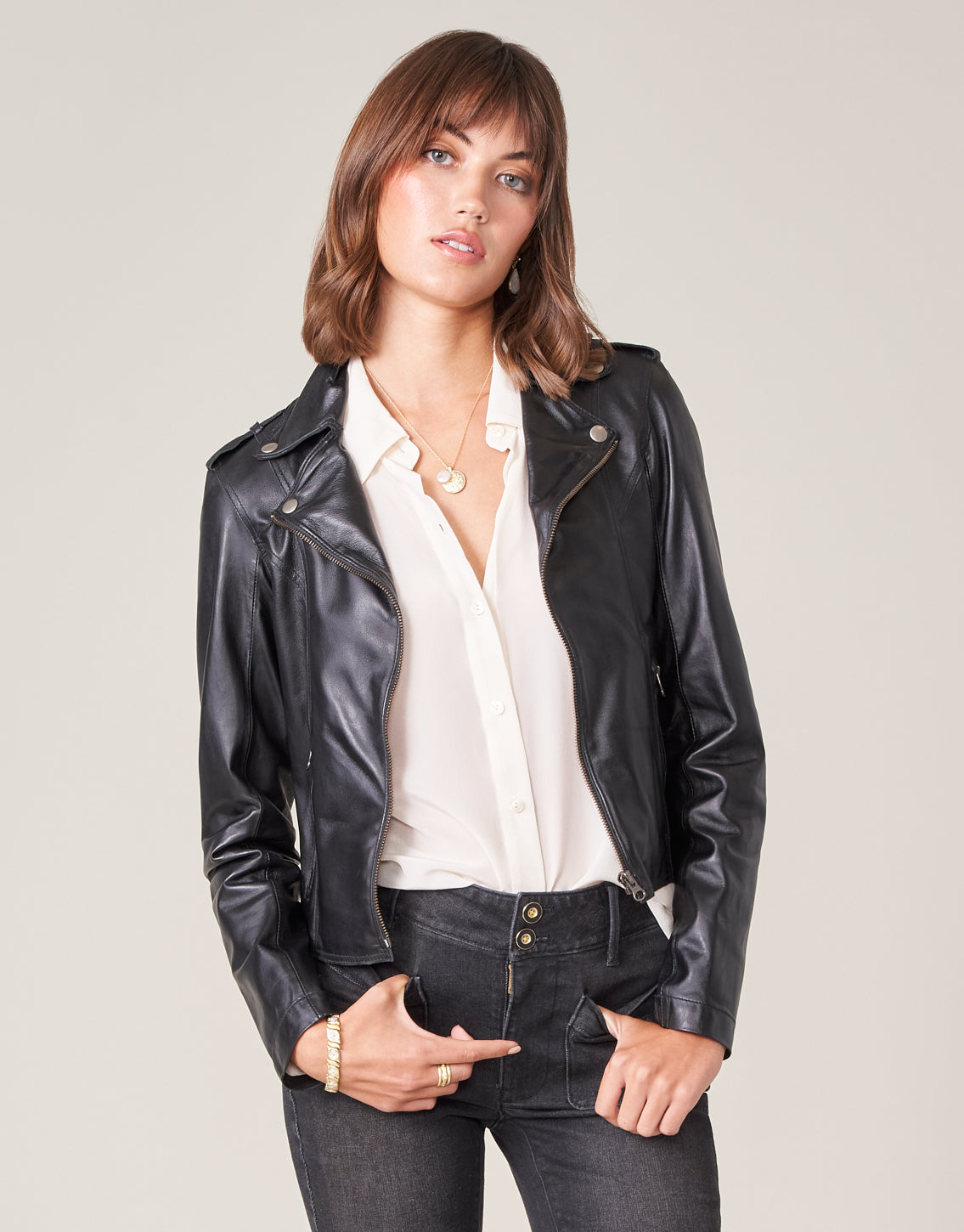  Molly Leather Jacket Black