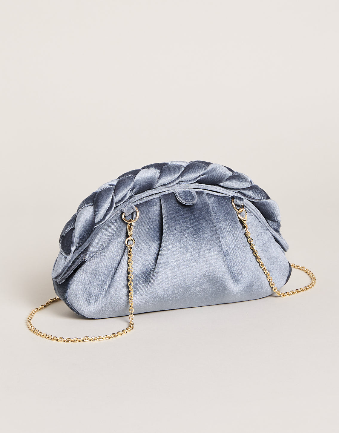  Braided Clutch Slate