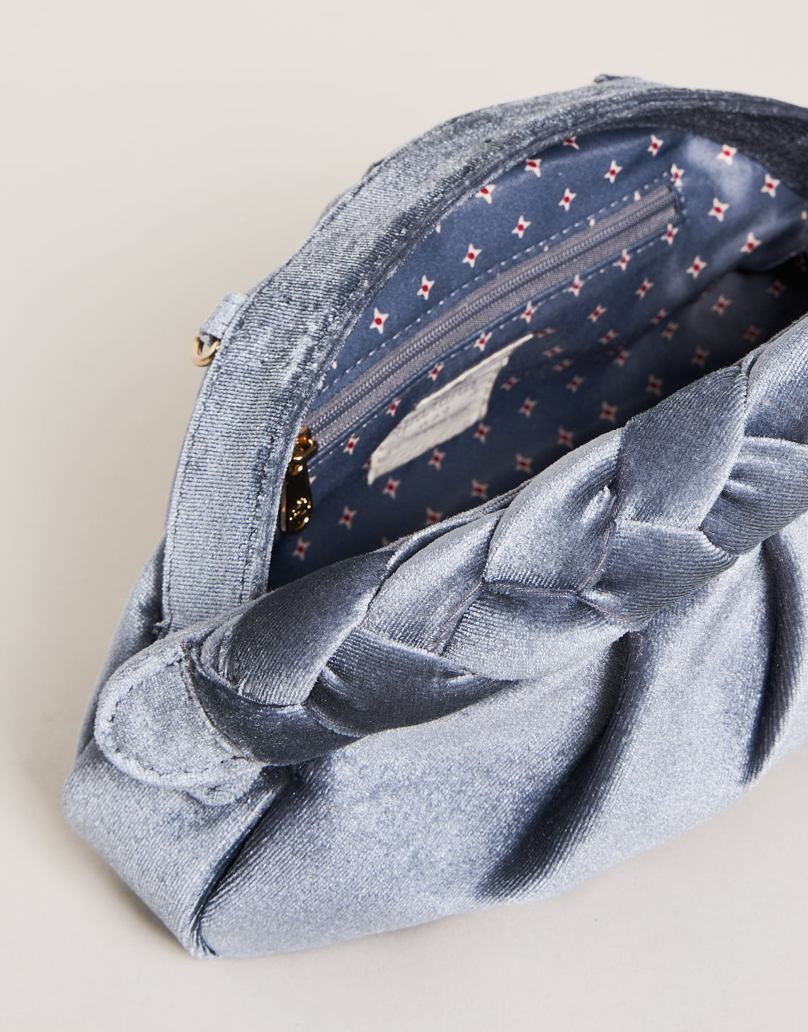  Braided Clutch Slate