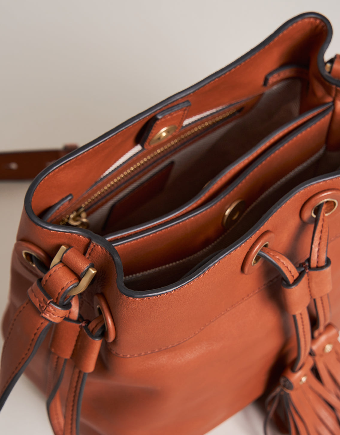  Siren Demi Crossbody Saddle Brown