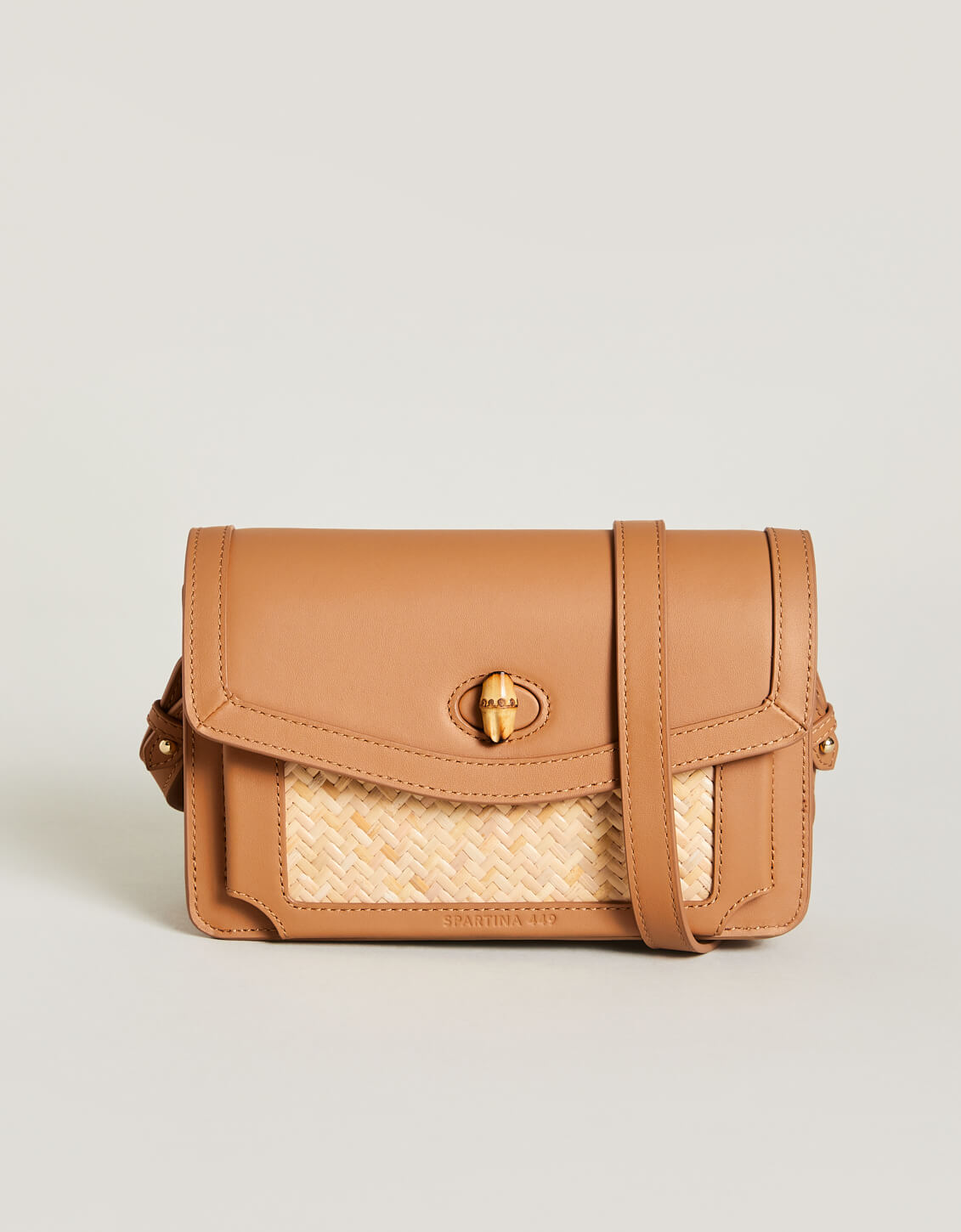  Rattan Mia Crossbody Caramel