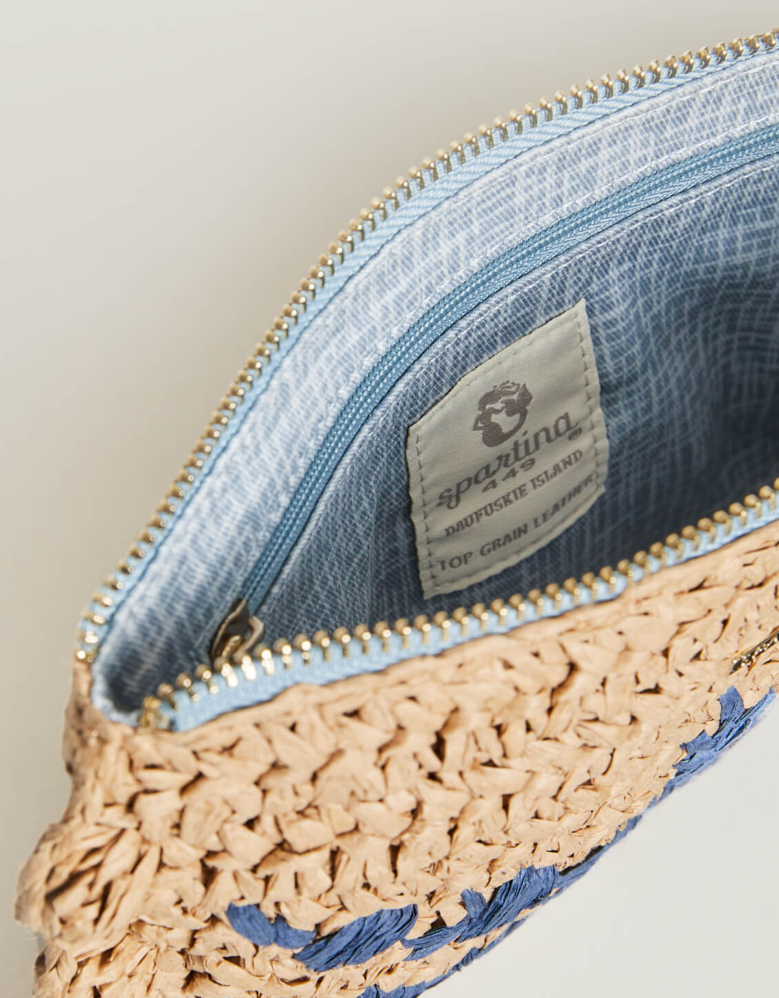  Crochet Wristlet Blue Wildflower