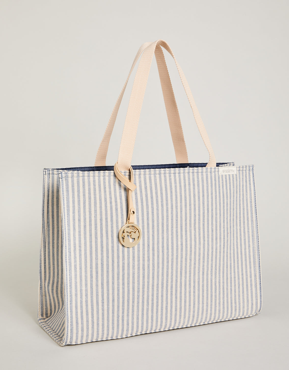  Fleur De Vigne Striped Market Tote