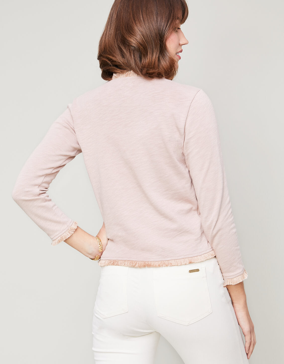  Clara Convertible Cardigan Shadow Mauve