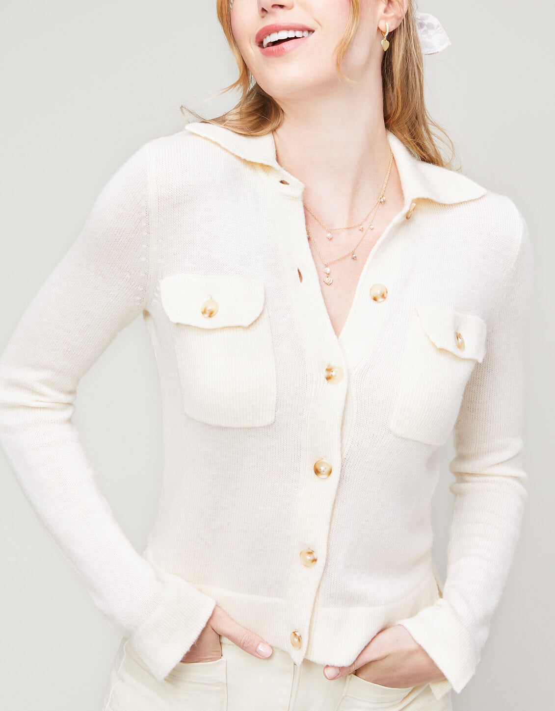  Lowden Seawool Cardigan Shell