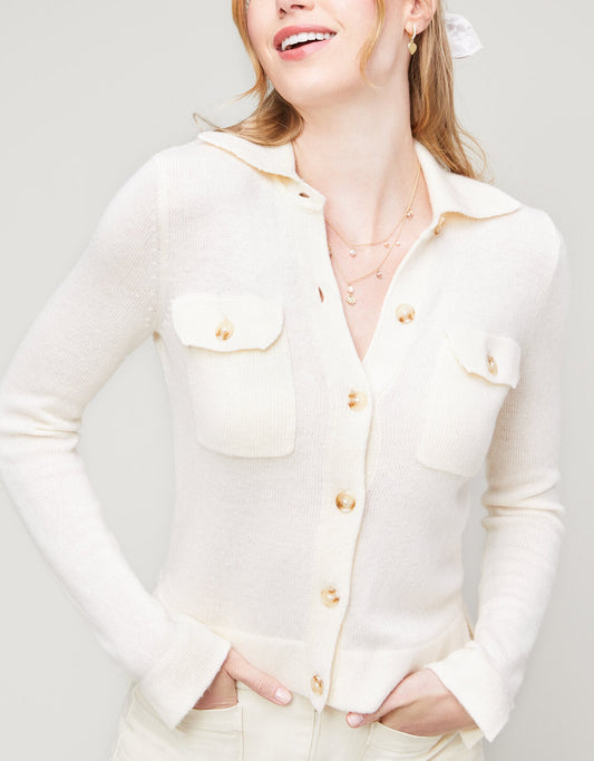  Lowden Seawool Cardigan Shell