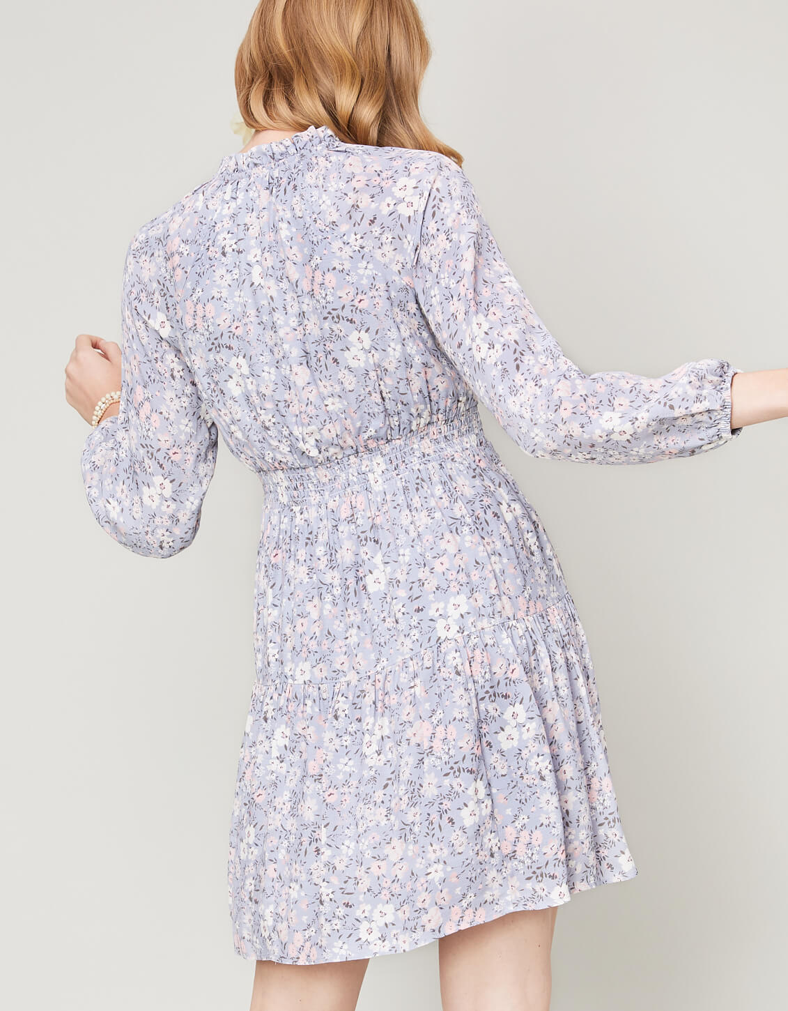  Kyrsten Smocked Waist Dress Parade Ditsy Floral