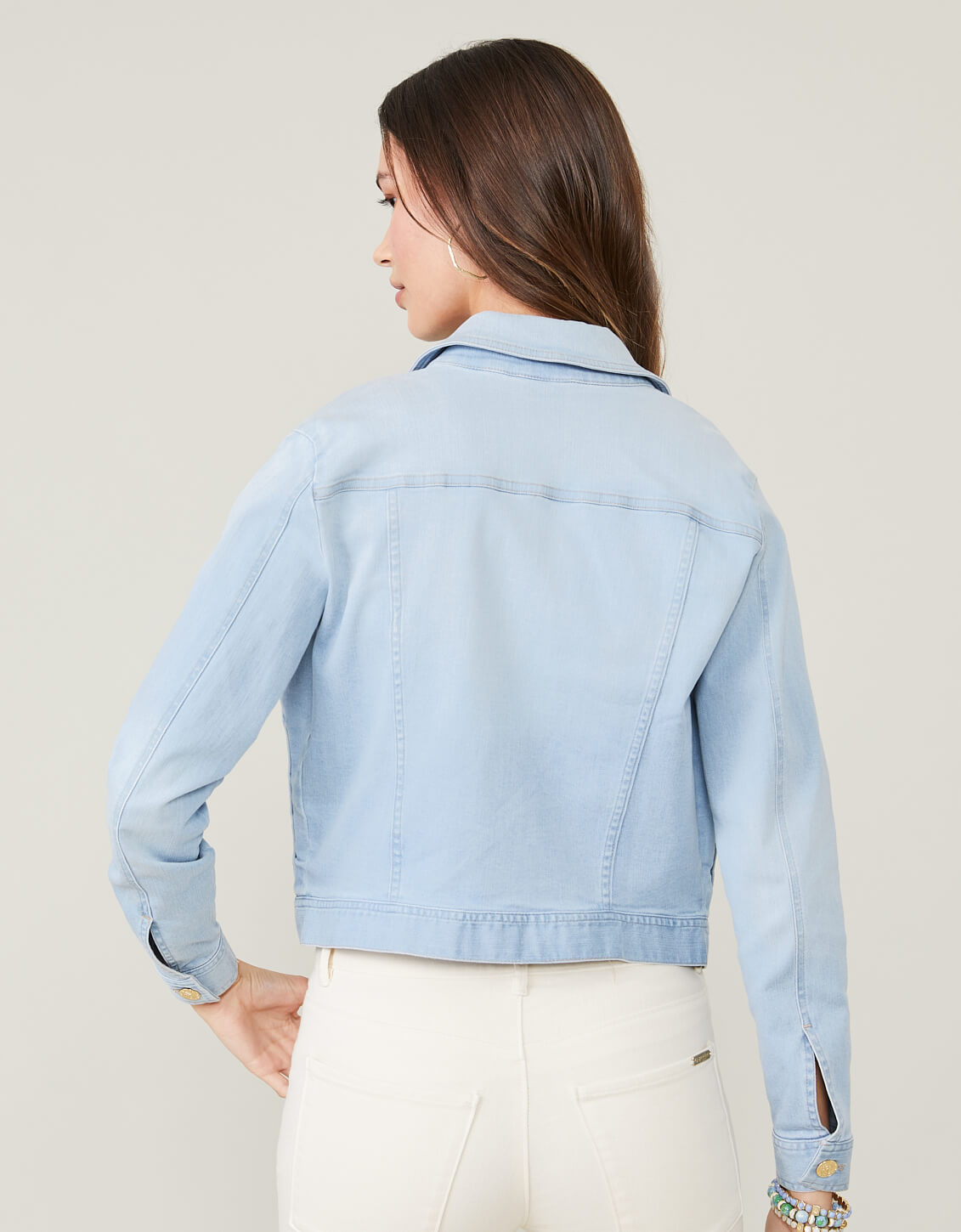  Leah Denim Jacket Grove Wash