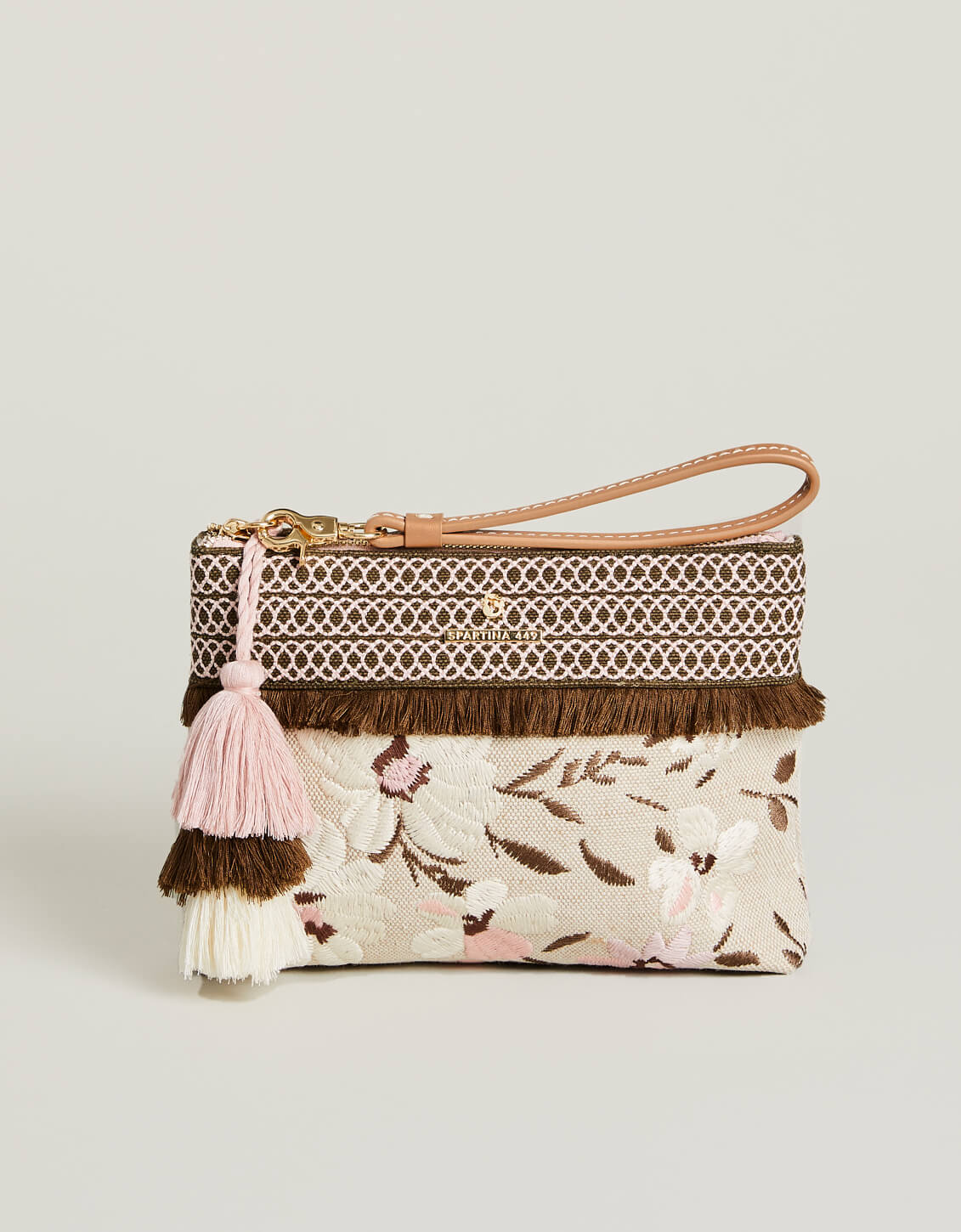  Maci Wristlet Parade Embroidered Floral