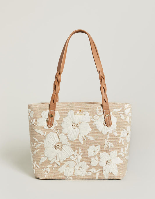  Rory Tote Parade Raffia Floral
