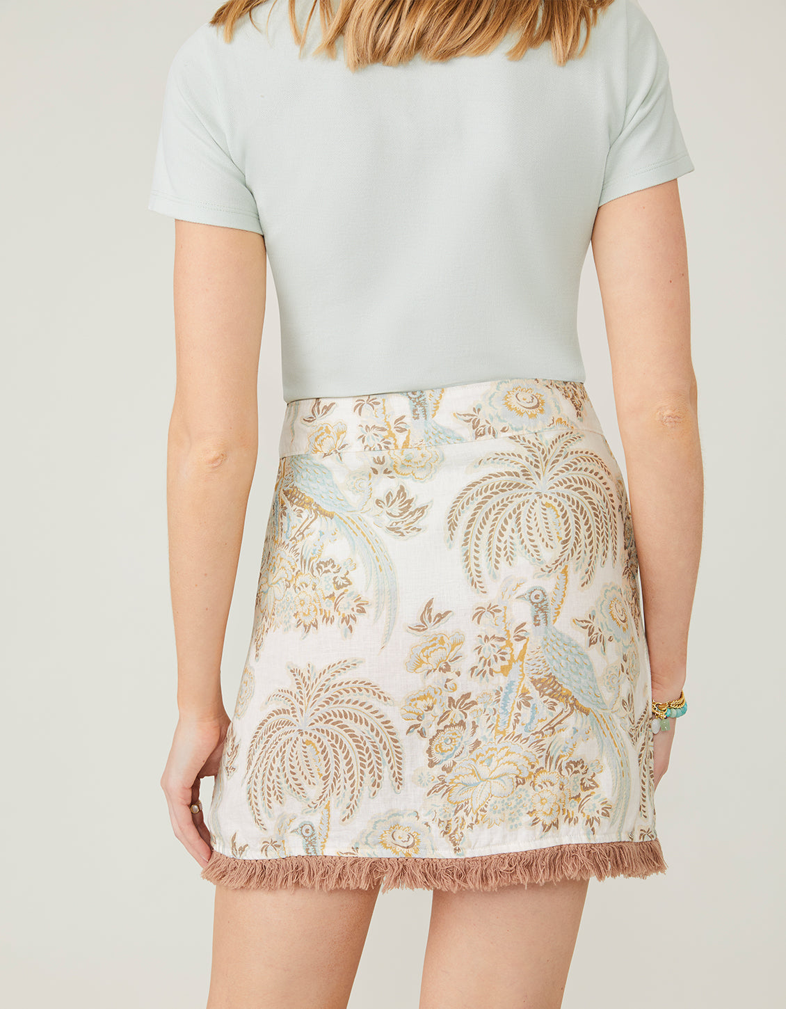  Octavia Linen Skirt Jane Bird Palm