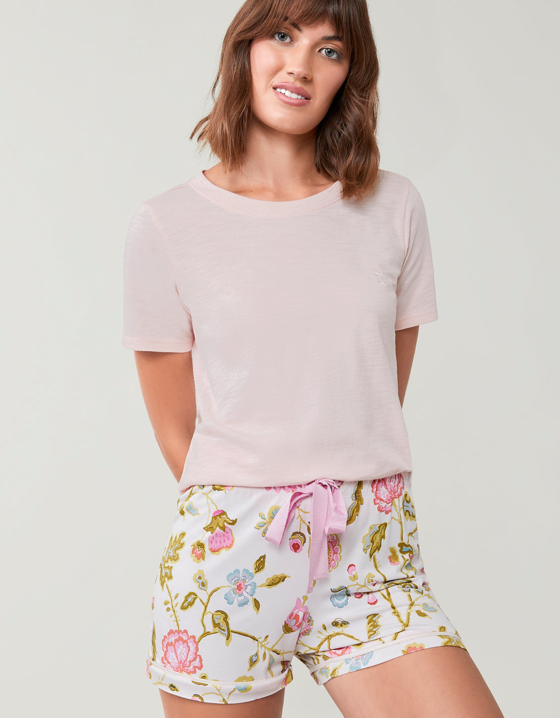 Pajama Short Jane Jacobean Cream