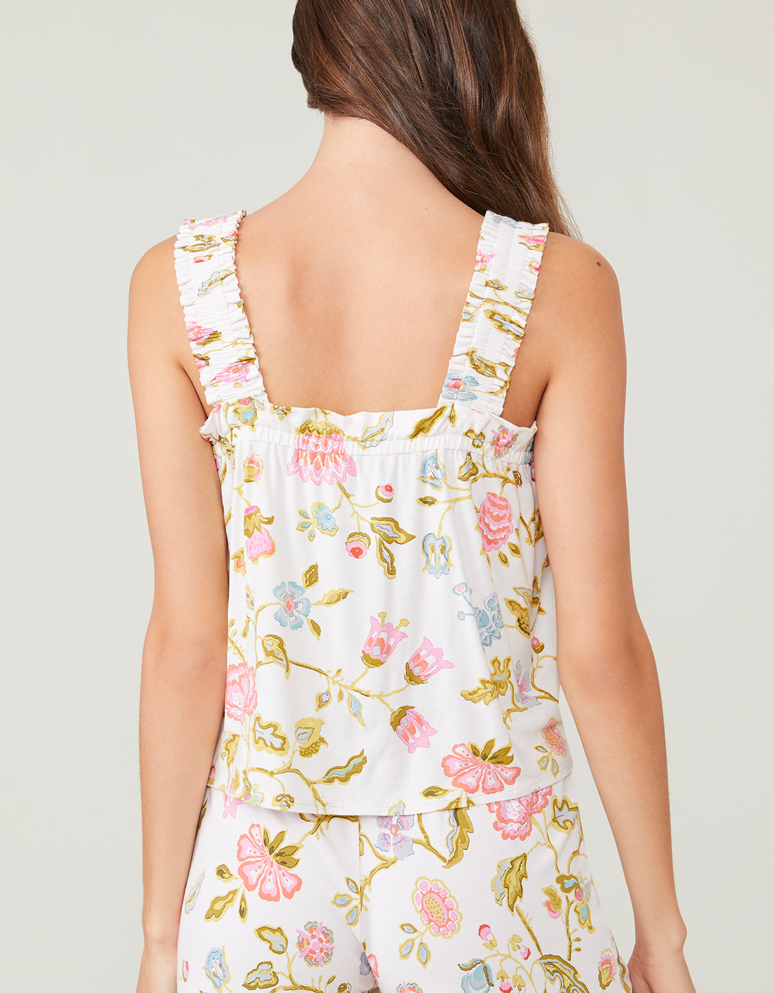  Pajama Tank Jane Jacobean Cream