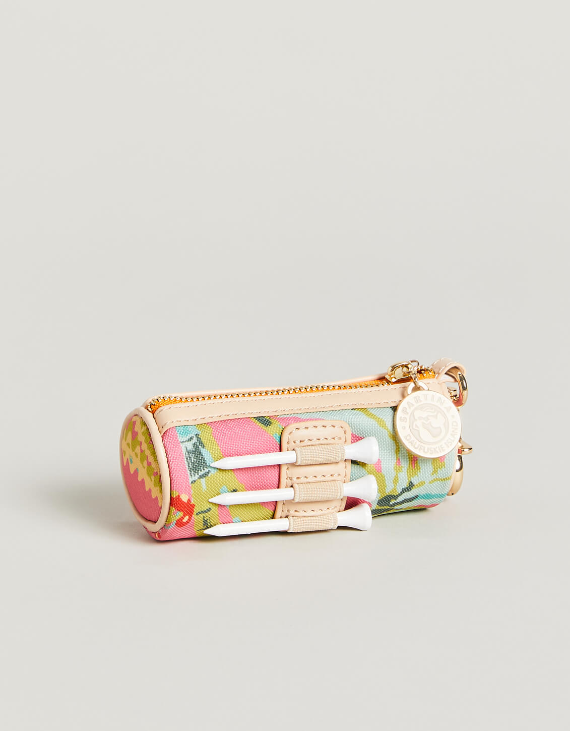  Ball And Tee Pouch LW Queenie Tropical Floral Pink