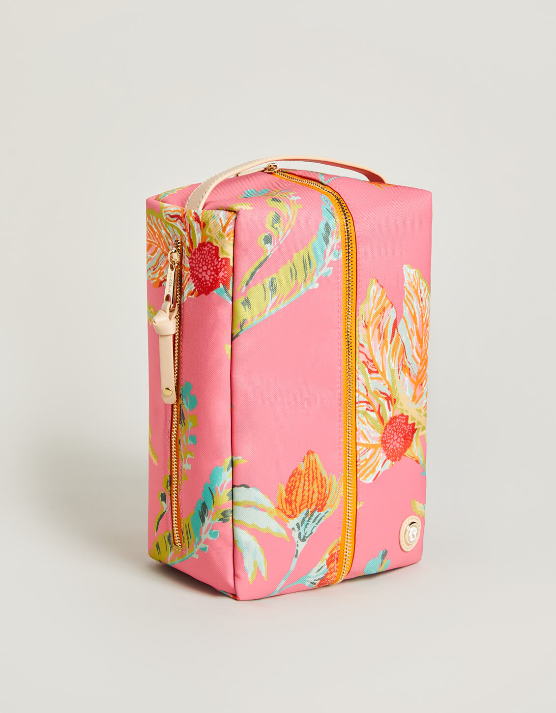  Golf Shoe Bag LW Queenie Tropical Floral Pink