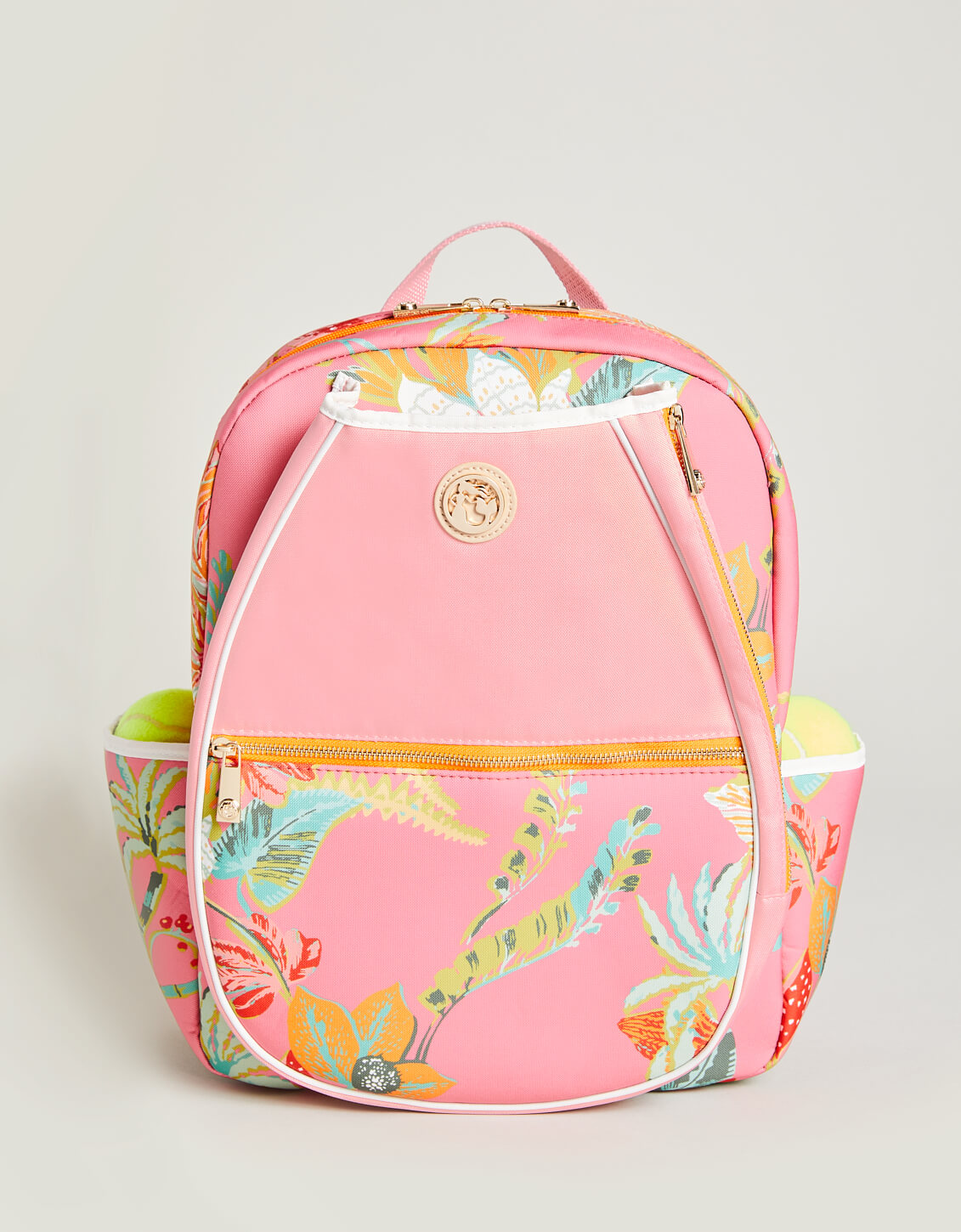  Tennis Backpack Queenie Tropical Floral Pink