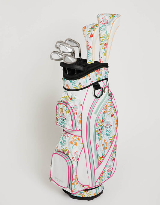  Golf Cart Bag Queenie Topiary White