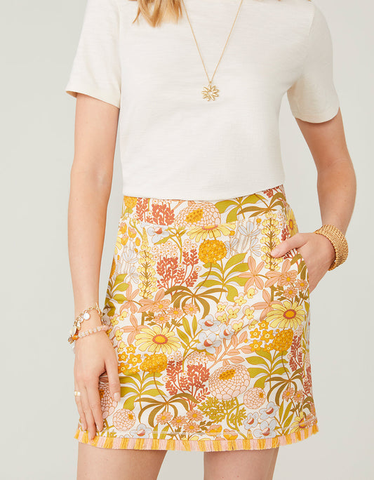  Fringe Skort Ollie Garden Floral