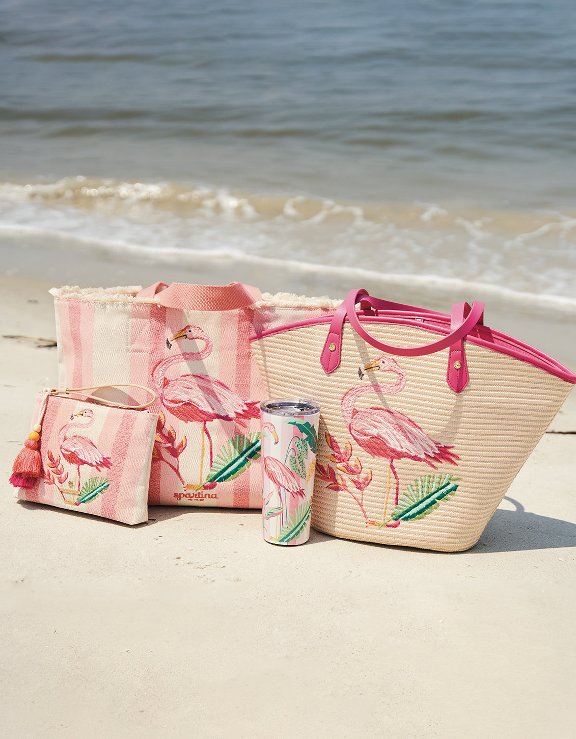  Beach Tote Tropic Flamingo
