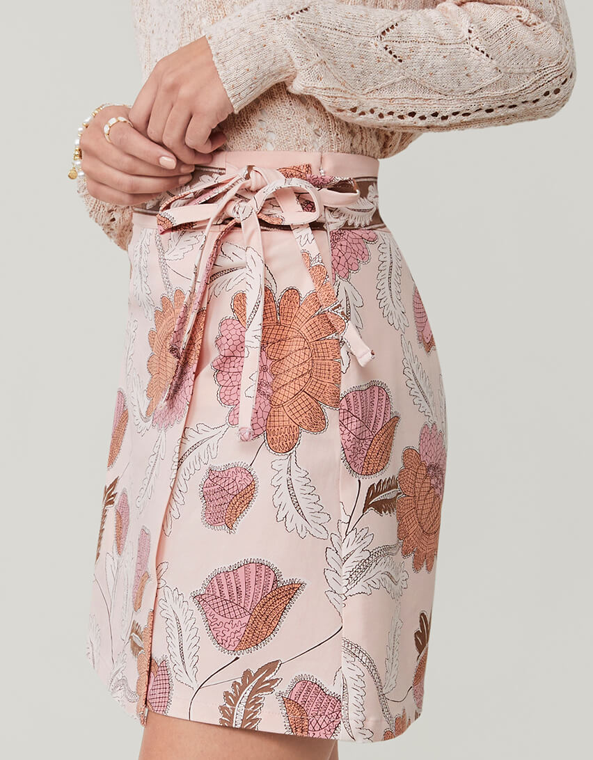  Matilda Bi-stretch Skirt 1859 Lighthouse Floral Stitch