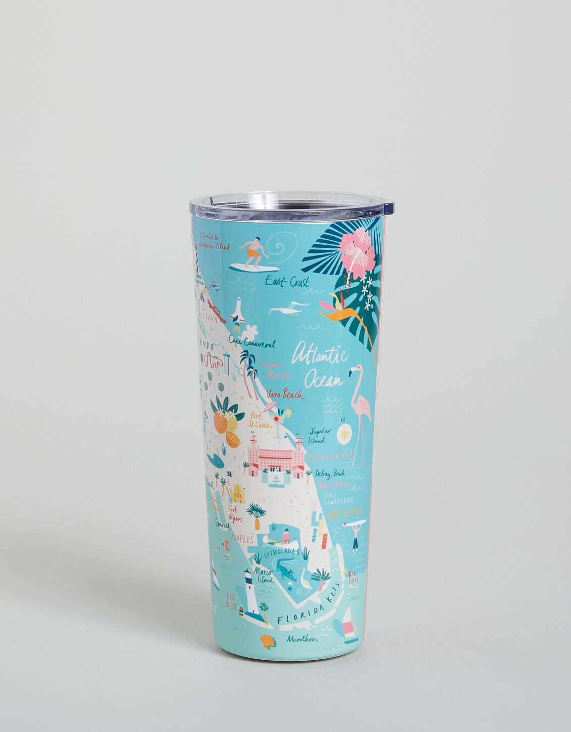  Stainless Steel Drink Tumbler 22 Oz. Florida