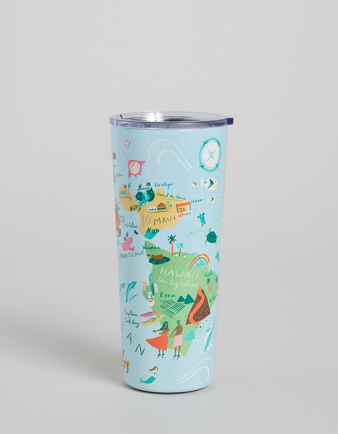  Stainless Steel Drink Tumbler 22 Oz. Hawaiian Islands