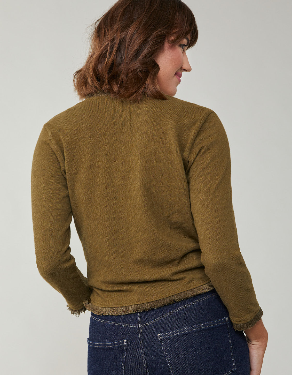  Clara Convertible Cardigan Olive