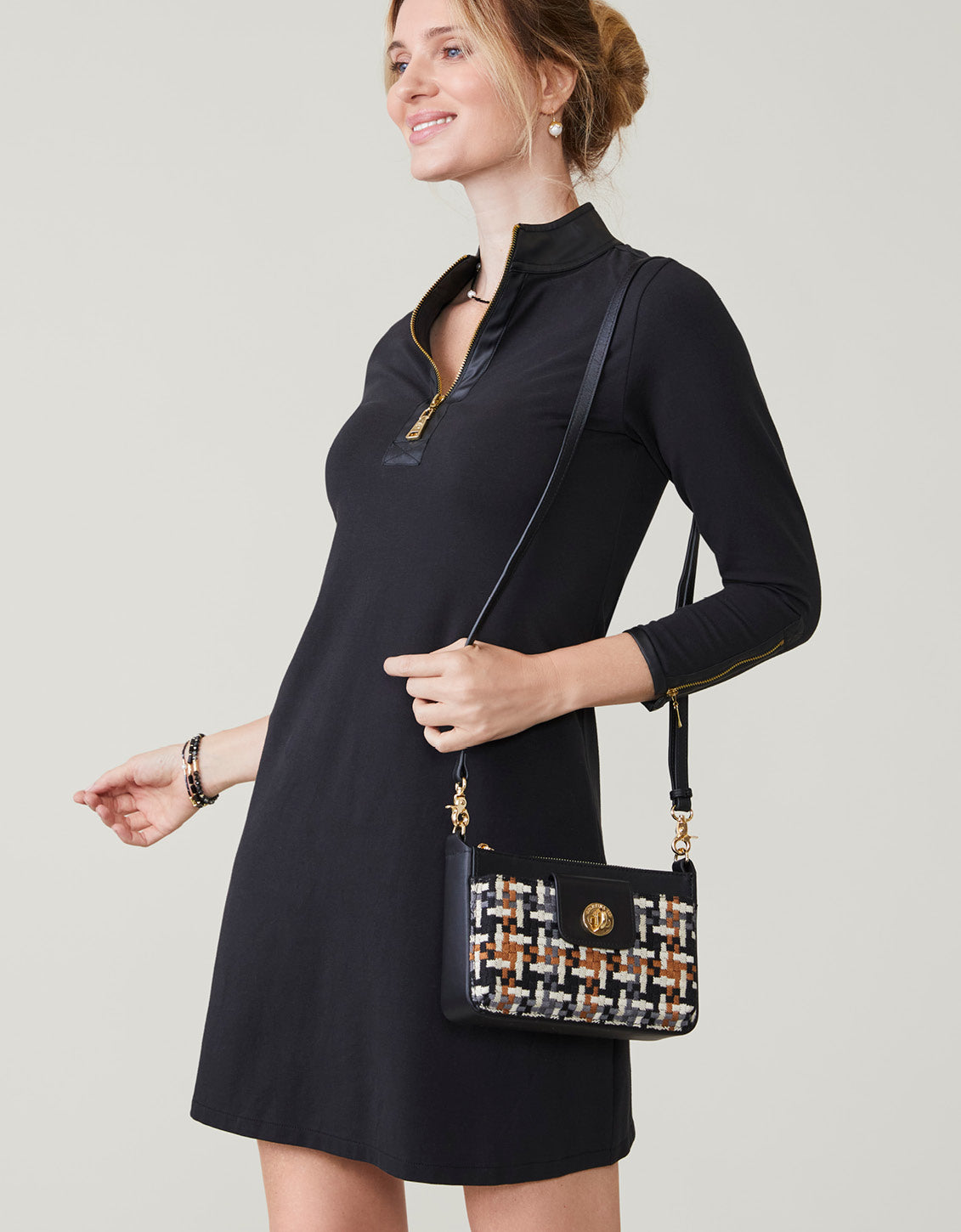  Ruth Phone Crossbody Harbor River Plaid