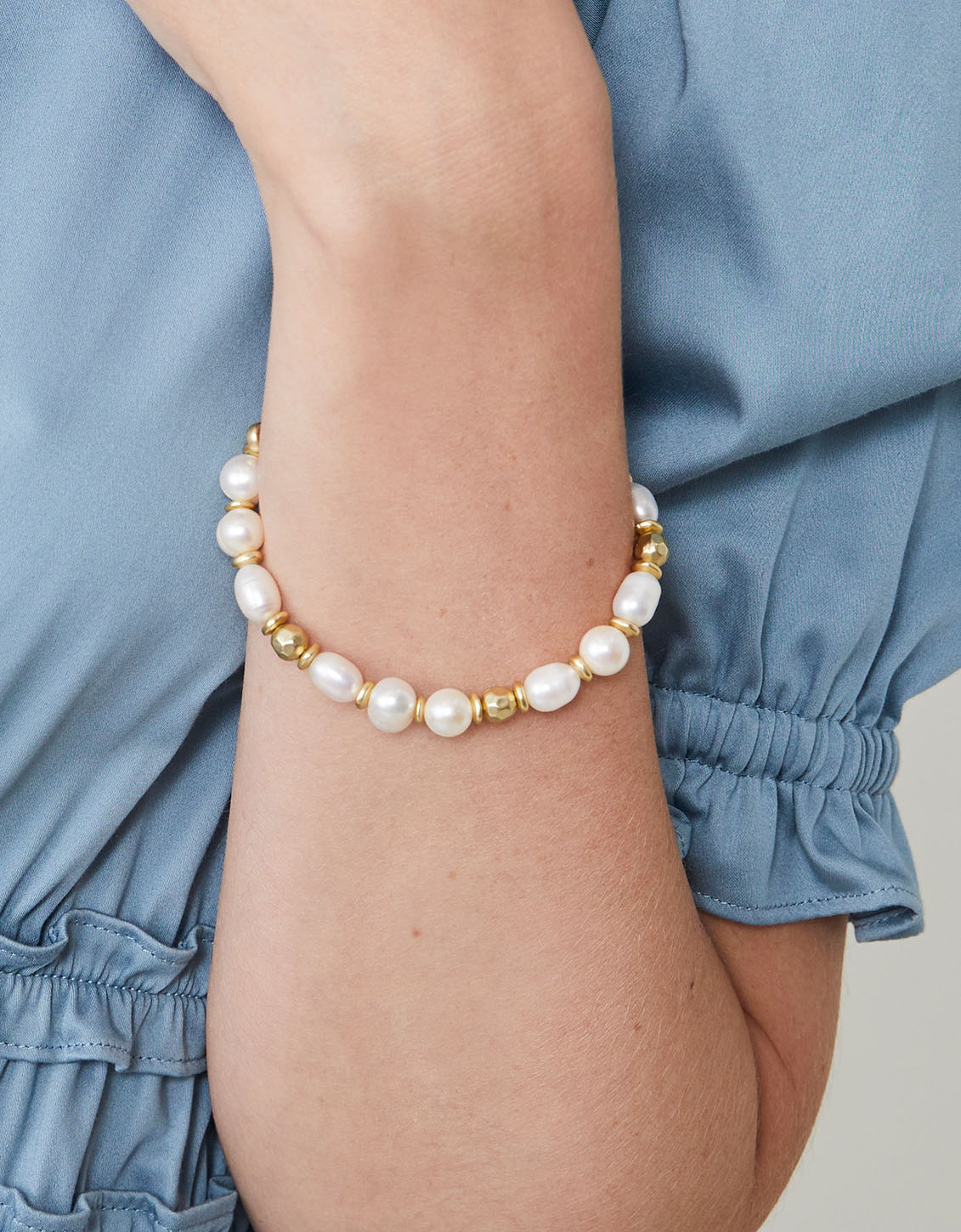  Pearl Stretch Bracelet 8mm