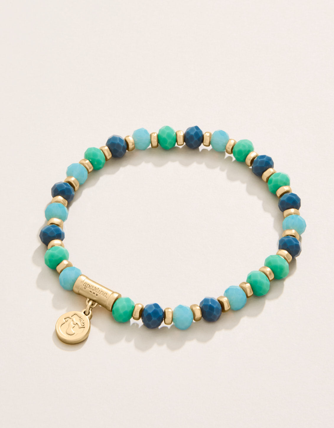  Stretch Bracelet 6mm Tropical Blue