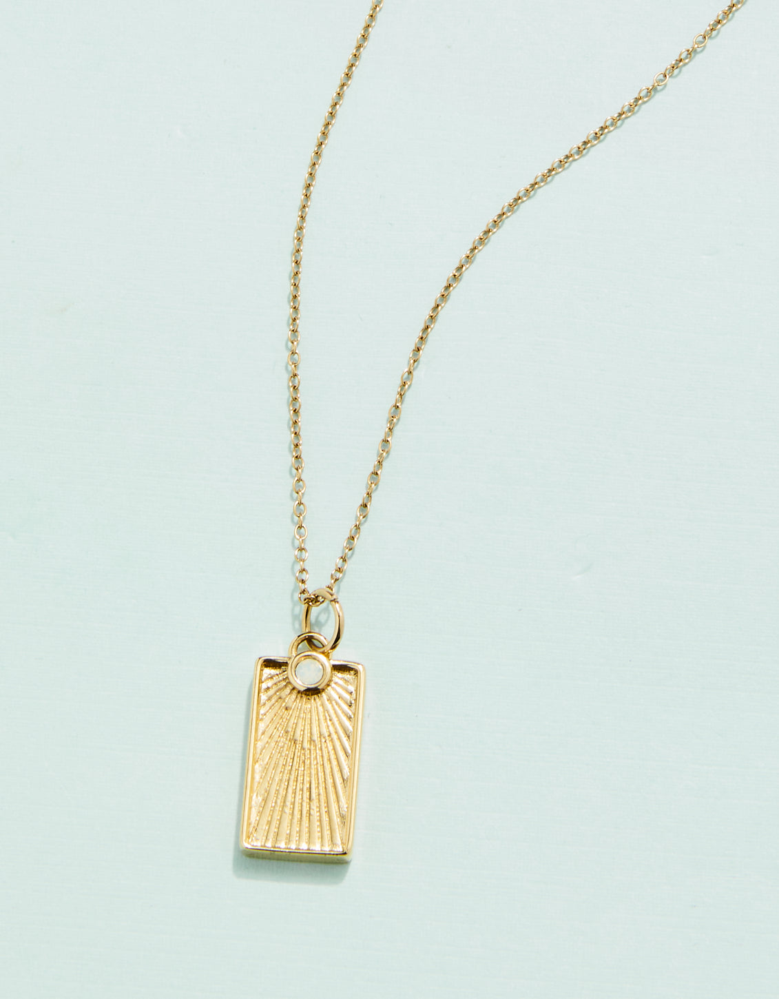  DuBois Necklace White Opal 18"