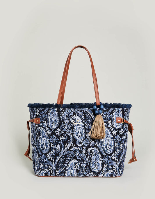  Jetsetter Tote Marsh Boardwalk Paisley