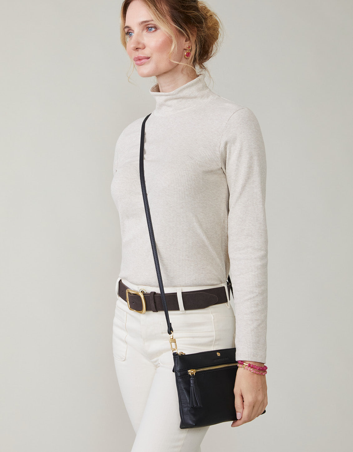  Siren Mya Convertible Crossbody Wristlet Black