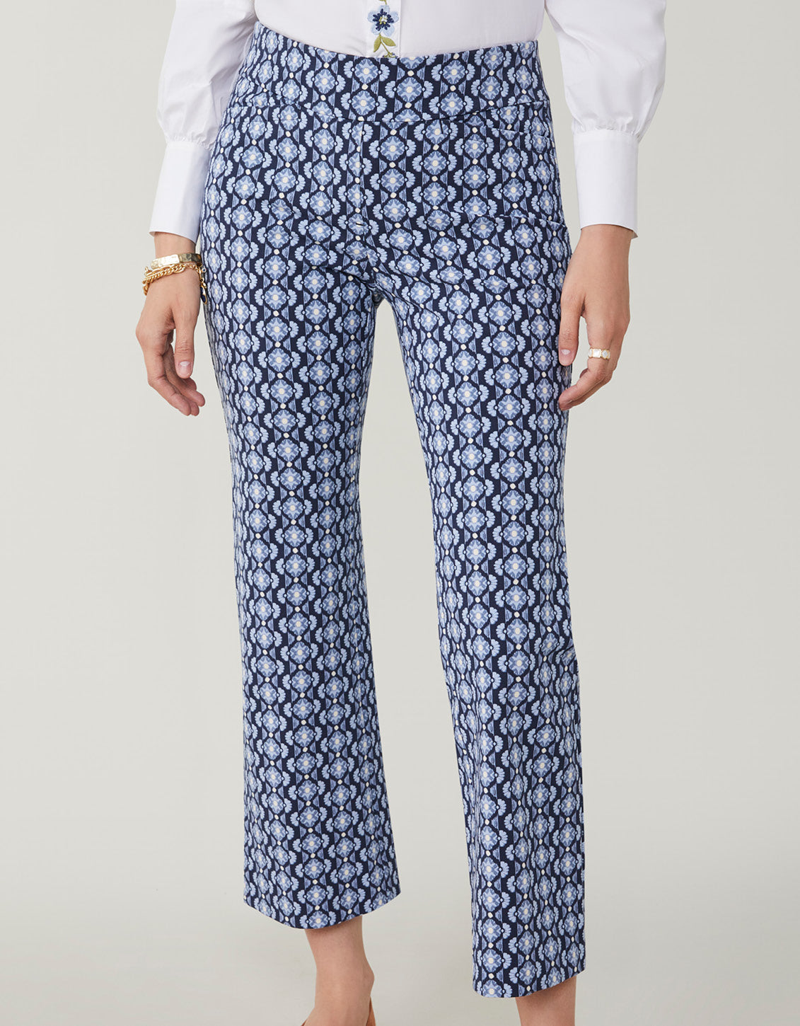  Maren Kick Flare Pant Marsh Boardwalk Ikat Geo