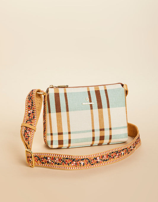  Rosie Crossbody Kalalanta Plaid Cream