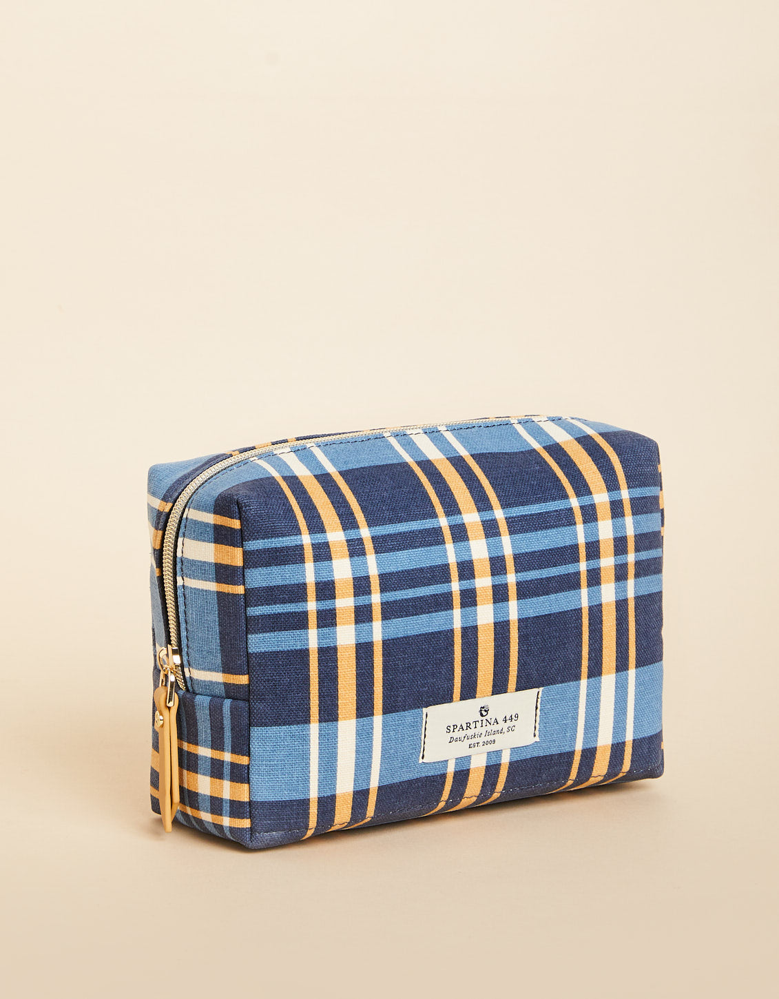  Cosmetic Case Kalalanta Plaid Navy