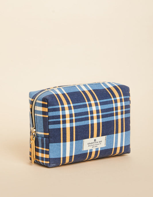  Cosmetic Case Kalalanta Plaid Navy