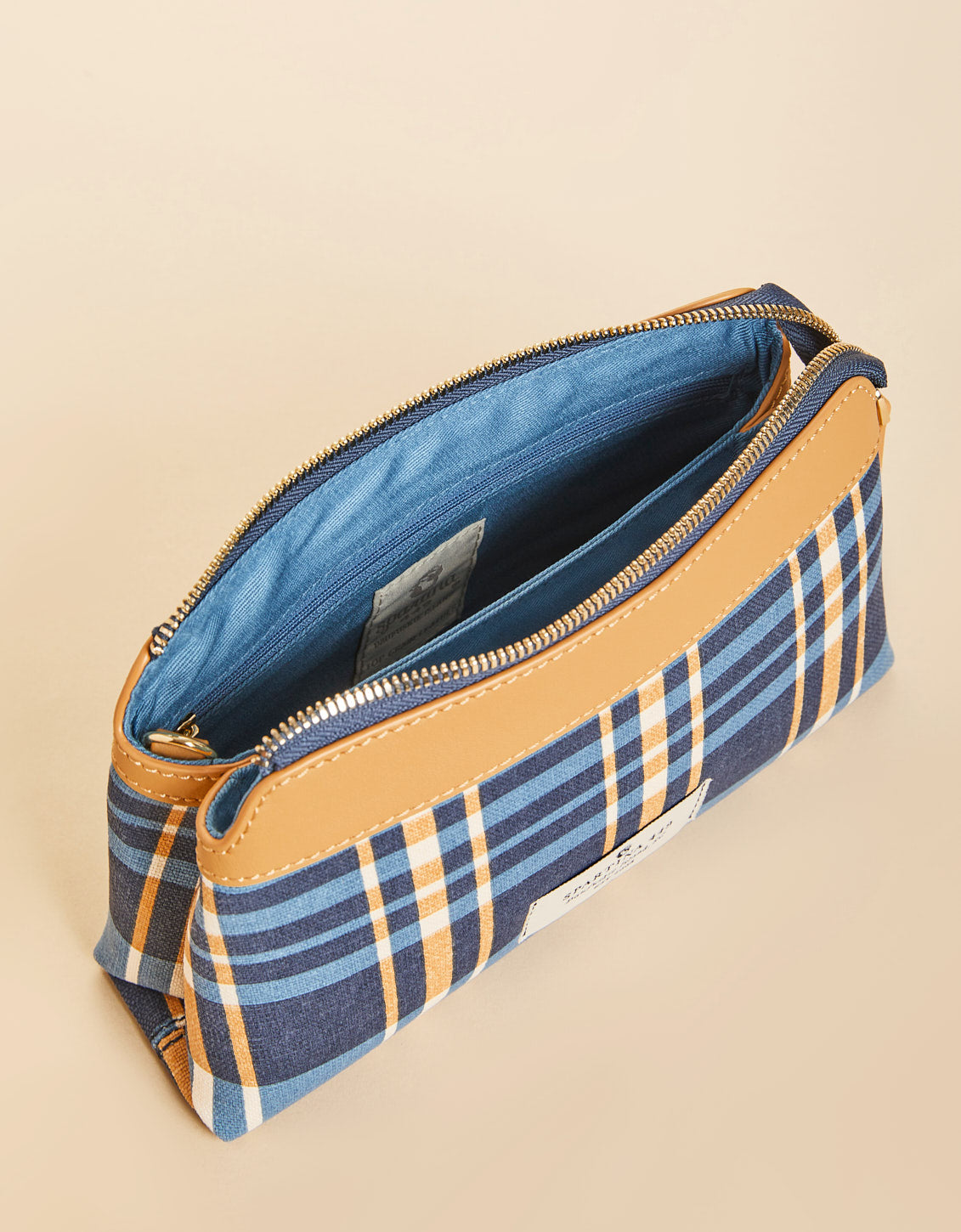  Emma Wristlet Kalalanta Plaid Navy