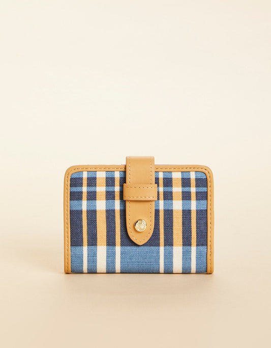  League Mini Wallet Kalalanta Plaid Navy