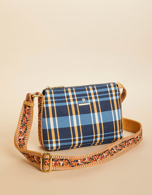  Rosie Crossbody Kalalanta Plaid Navy