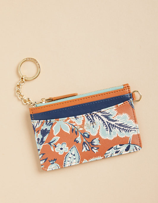  Slim Card Coinpurse Kalalanta Blooming Vines
