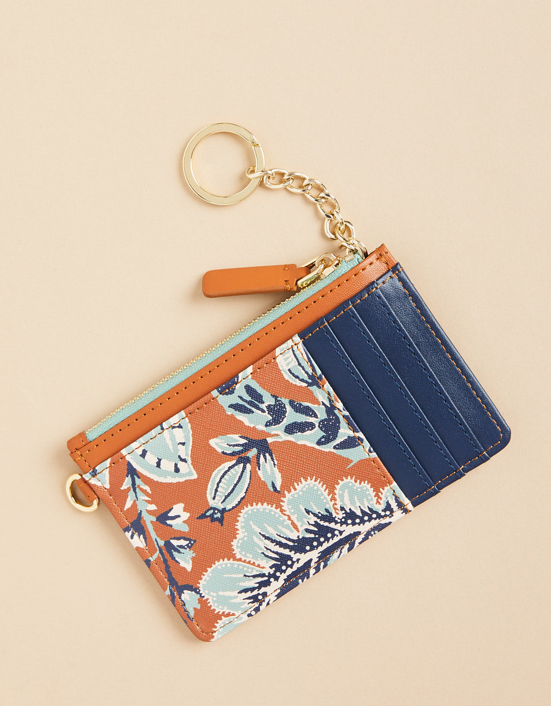 Slim Card Coinpurse Kalalanta Blooming Vines