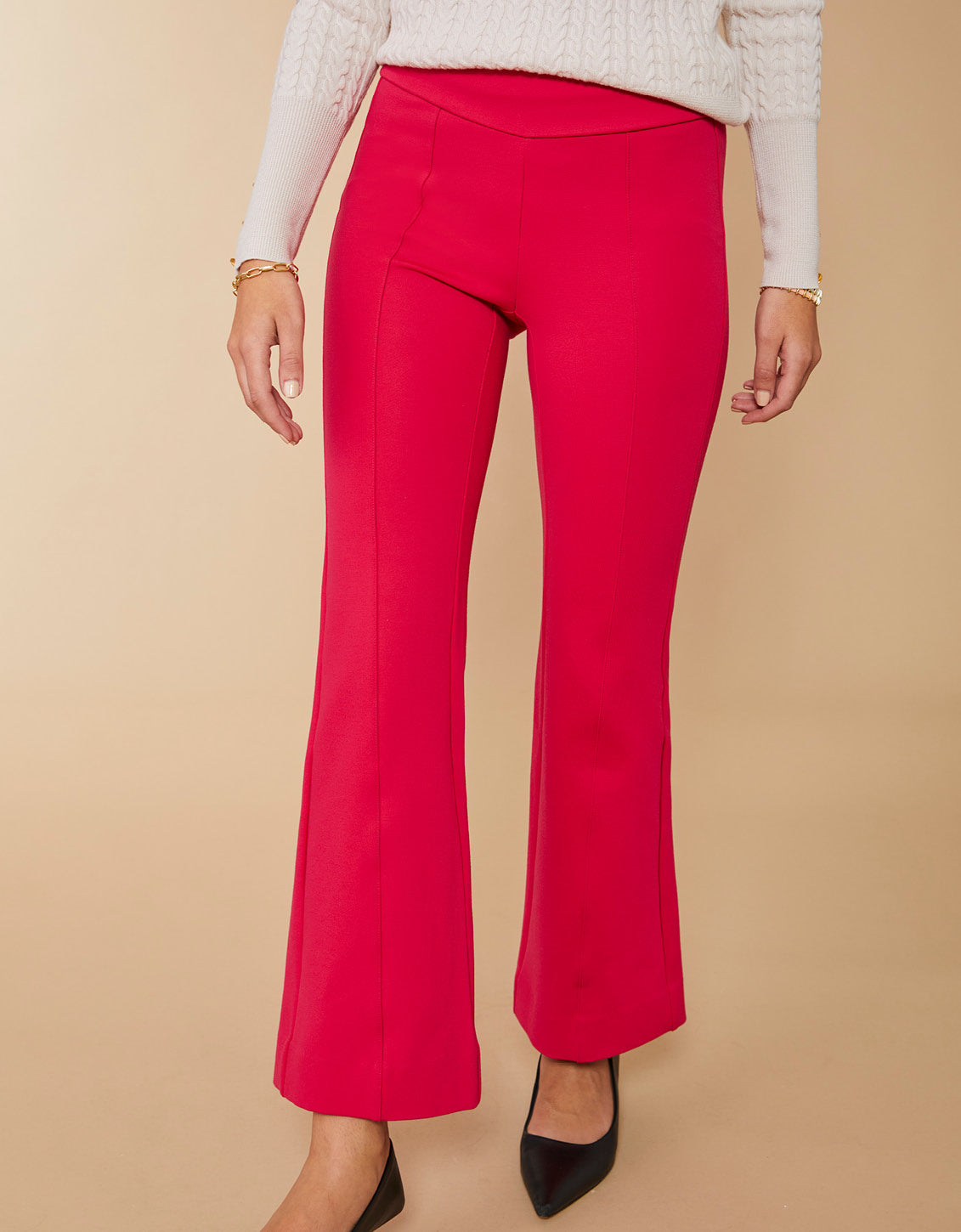  Brooke Ponte Trouser Deep Magenta