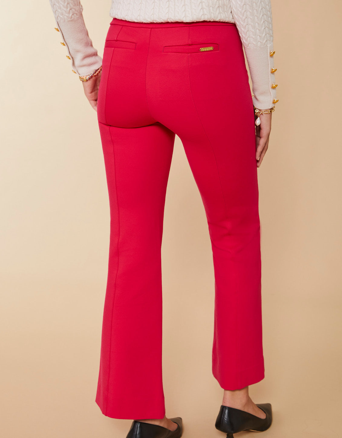  Brooke Ponte Trouser Deep Magenta